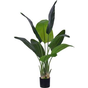 Artificial Bird of Paradise Plant Fake Tropical Palm Tree for Indoor Outdoor, Perfect Faux Plants for Home Garden Office Store Decoration (Bird of Paradise 120cm) Artificial Bird of Paradise Plant Fake Tropical Palm Tree for Indoor Outdoor, Perfect Faux Plants for Home Garden Office Store Decoration (Bird of Paradise 120cm)