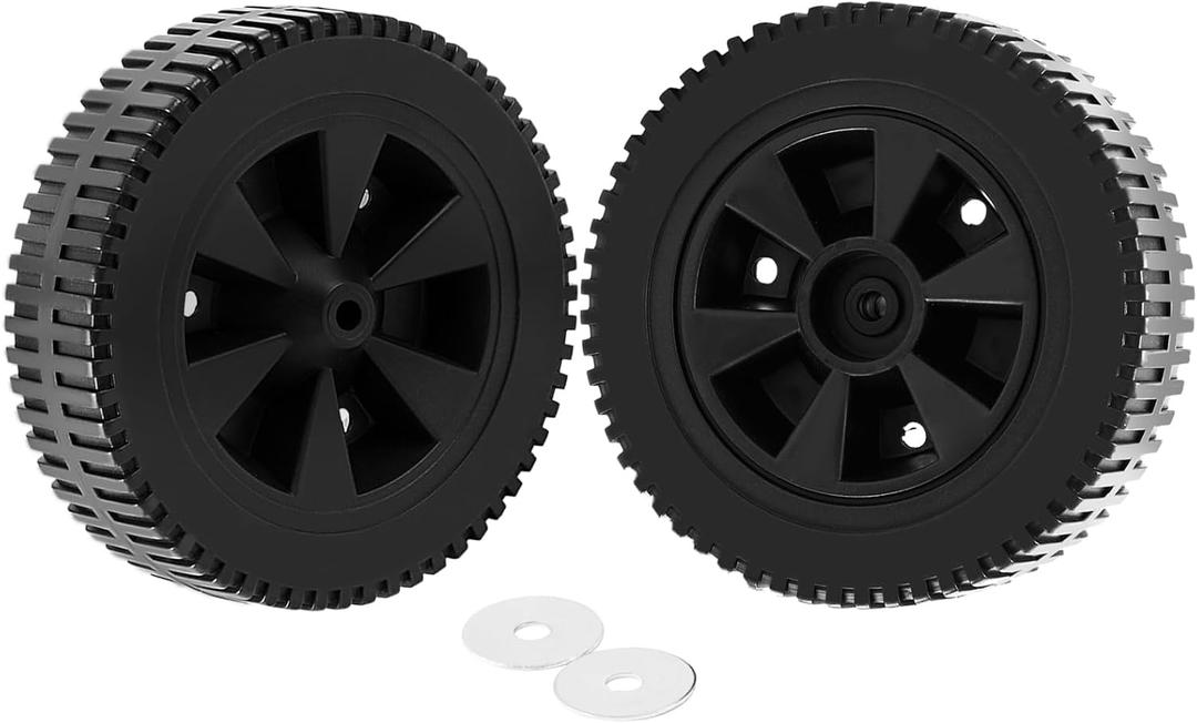 G437-0037-W1 7 Inch Grill Wheels Replacement Parts for Charbroil Grill Replacement Parts BBQ Wheels Kit 463347017 463376017 463436215 Charbroil Performance Gas2coal Parts Kenmore 415.16537900