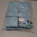 Scrub for Women Set - Cute Scrub Top & Pants with Zipper Multi Pocket, Anti Wrinkle, Slim Fit (Blue, XS)