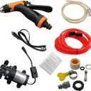 12V Universal Portable Car Washer Gun High Pressure Car Cleaner Electric Water Pump Kit