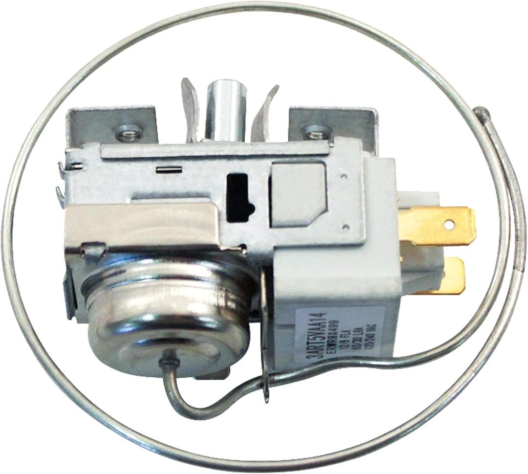 BlueStars Ultra Durable WR9X499 Refrigerator Temperature Control Thermostat Replacement  Compatible with G.E & Hotpoint Refrigerators - Replaces AP2061705, WR09X0499
