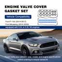 Valve Cover Gasket Set for Ford F150 Mustang 2015 2016 2017 2018 2019 2020 5.0L 5.2L V8 Engine, Replacement for VS50902R