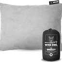 Wise Owl Outfitters Camping Pillow – Memory Foam Travel Pillow for Airplane Sleeping, Hiking, Backpacking & Outdoor Use - Small & Portable for Adults, Car, Camp & Tent