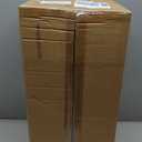 52 Inch White Ceiling Fan With Lights Flush Mount Dimmable 3 Color Temperatures LED Remote Control 6 Speed Reversible DC Motor 5 Blades Modern Ceiling Fan Design for Indoor or Covered Outdoor