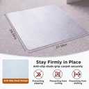 28" X 30" Chair Mat for Hardwood Floor & Carpet, Square Non-Slip Studs