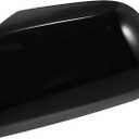 for Toyota Highlander 09-14 Driver Passenger Side Mirror Covers Cap Replacement Rearview Mirror Guard Covers Black 1pcs