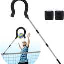 Volleyball Spike Trainer with Adjustable Height & Real Ball Feel - Hitting Training Equipment for Spiking,Jumping, and Serving Practice -Lightweight,Non-Slip Design/Durable- Perfect for Beginners/Pros