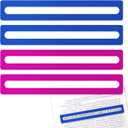 4 Pcs Mahjong Line Finder,Beginner Mahjong Line Reader,Mahjong Card Line Guide,Mahjong Accessories for Mahjong Beginners and Mahjong Lovers