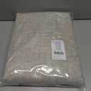 NICETOWN 100% Blackout Oatmeal Curtains 108 inches Long 2 Panels, Pinch Pleated Linen Blend Curtains with Hooks Thermal Sound Reducing Window Treatments for Bedroom/Living Room, W34 x L108