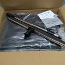 VIVOHOME Containment Mat (7'9" x 16') with Stay Put Corner, PVC Garage Floor Mats, Heavy Duty Garage Parking Mat with a Squeegee,Black