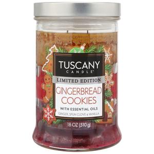 Tuscany Candle Limited Edition 18 0z Gingerbread Cookies