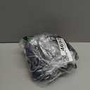 Dog Winter Coat with Harness Built-in | Waterproof Dog Jacket with Zipper & Fleece Lining | Reflective Cold Weather Coat for Medium Dogs (Navy Blue)