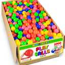MW SPORTS Ball Pit Balls for Kids and Toddlers, Plastic Crush Proof, Phthalate & BPA Free, in Carton, Assorted Colors (1000 Balls)