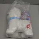 Samoyed Walking Barking Toy Dog Puppy Toy for Girl Licking Doggy with Leash, Electric Talking Singing Tail Wag Plush DIY Pretend Dress Up Interactive Dog Toddler Kid