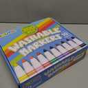 KMUYSL 200 Count Washable Markers Bulk, 10 Assorted Colors - Broad Line Conical Tip Coloring Markers for Kids, School Art Supplies & Back to School Supplies, Teacher Classroom Must Haves