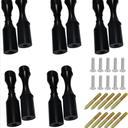 Rack Wall Mounted 5 Bottle Matte Black Metal Vino Pins Single Display Pegs System for Bottles