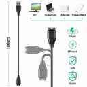 USB A Charger for Garmin Watch Charger, Charging Cable for Garmin Watch Fenix 8 E 7 7S 7X 6 6S 6X 5 5S Plus, Forerunner 55 165 245 645 935 945 965,Approach S62 S60,Instinct,Vivoactive 4 4S 3, 1.6ft*1