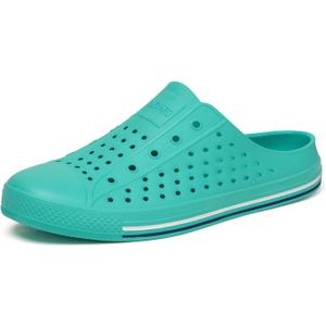 SAGUARO Women's Men's Garden Clogs Shoes Casual Slippers Unisex Quick Drying Sandals Summer Anti-Skid Beach Shoes (Green)