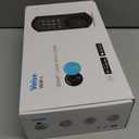 Veise VE06-L Smart Locks with 2 Lever Handle Set, App Control, Keyless Entry Deadbolt for Front Door, Electronic Digital Touchscreen Keypad, Auto Lock, Waterproof, Easy Installation, Satin Nickel