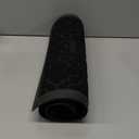 Yimobra Welcome Mat Outdoor Indoor 29.5x17, All-Weather Waterproof Front Door Mat Outside Entrance, Non-Slip Low Profile Porch Patio Doormat, Black