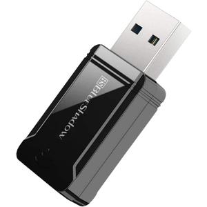 Blueshadow AC1300 USB WiFi Adapter - 2.4G/5G Dual Band Wireless Network Adapter for Desktop Computers PC, MU-MIMO WiFi Dongle, USB 3.0, Supports Windows 11, 10, 8.1, 8, 7, XP/MAC OS 10.5-10.15