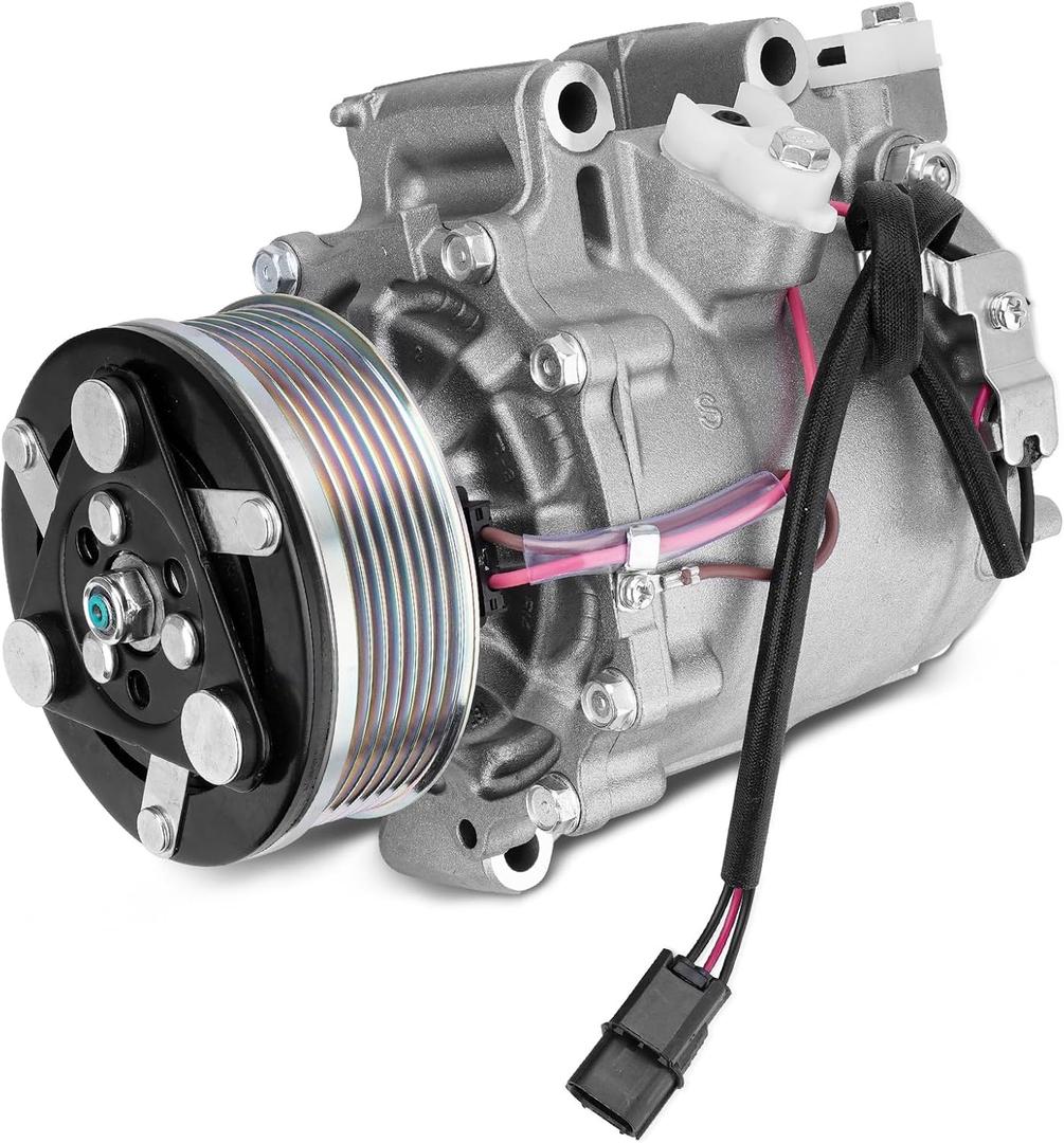 AC Compressor with Clutch Compatible with Honda Civic 1.8L 2006-2011, Replaces# 38800-RNA-A01, 38810RRBA01 38800RNBA02 38800-RNB-A02