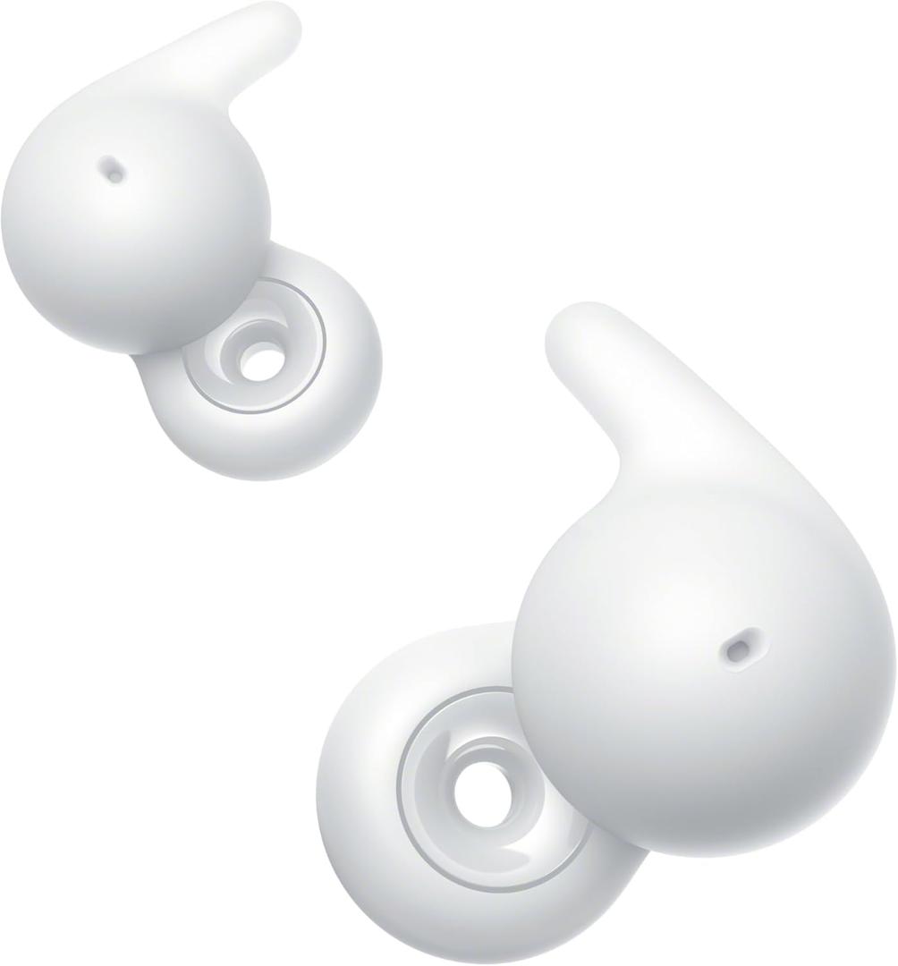 Sony LinkBuds Open Truly Wireless Earbud Headphones with an Open-Ring Design for Ambient Sounds and Newly Developed Air Fitting Supporters, White Sony LinkBuds Open Truly Wireless Earbud Headphones with an Open-Ring Design for Ambient Sounds and Newly Developed Air Fitting Supporters, White