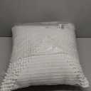SARO LIFESTYLE Textured Woven Diamond Poly Filled Throw Pillow, 20"