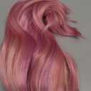 Short Bob Wigs with Bangs for Women Loose Wavy Wig Curly Wavy Shoulder Length Bob Synthetic Cosplay Wig for Girl Colorful Costume Wigs (Lovely Pink)