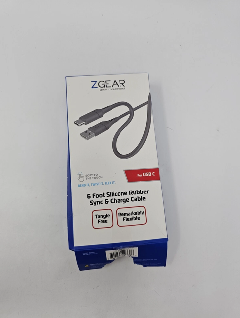 Zgear 6 Foot Silicone Rubber Sync & Charge Cable