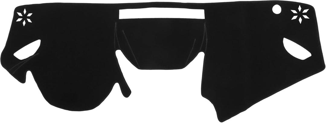 Car Dashboard Cover Mat Compatible for Subaru Impreza 2017-2020, Protective Polyester Black Center Console Interior Trim Dash Board Mat