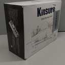 Kitsure Large Dish Drying Rack - Extendable Dish Rack, Multifunctional Dish Rack for Kitchen Counter, Anti-Rust Dish Drainers with Cutlery & Cup Holders 19.2"-26.7" L x 12.9" W, Black (Standard)