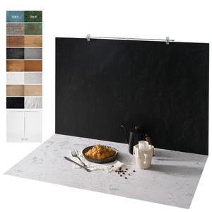 34 x 22 in Product Photography Backdrop Kit with Stand, 16 Textures
