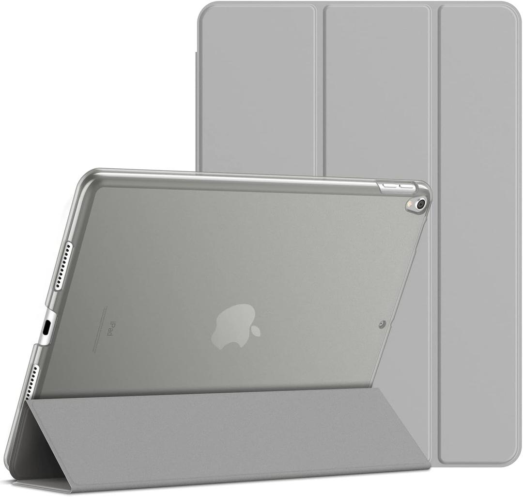  Case for iPad Pro 10.5-Inch and iPad Air 3 (10.5-Inch 2019, 3rd Generation), Smart Cover Auto Wake/Sleep Cover (Grey)