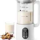 8 in 1 Automatic Nut Milk Maker, Almond Milk Maker,40oz 1200MLAutomatic Soy Milk Maker for Homemade Oat, Coconut, Soy, Plant Based Milks with Delay Start/Keep Warm/Boil Water (White)