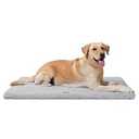 MASSFU Low-Profile Dog Pad Mat for Extra Large Dogs, Washalbe Ultra Soft Dog Crate Mat, High Density Foam Pet Beds for Indoor & Outdoor Dogs, 44" x 32", Gray