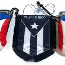 Black Puerto Rico Boxing Glove Rican flags Boricua Decoration decor accessories PR flag