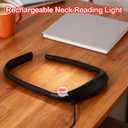 630nm Red Neck Reading Light - Zero Blue Light, Rechargeable Dimmable Portable LED Red Neck Book Lamp for Reading, Crafts, Knitting, Crochet at Night, Perfect for Readers and Craft Lovers