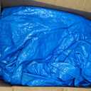 130 x 84 Inflatable Pool Cover for 130in x 72in Blue Rectangle Swimming Pool Rectangular Pool Covers Built-in Elastic Dustproof for Outdoor Paddling Family Pools
