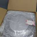 Hoolerry 12 Pack Clear Charger Plates Bulk 13 Inch Plastic Round Beaded Dinner Chargers Acrylic Frosted Grain Decorative Service Plates for Wedding Party Event, Home and Kitchen Tabletop (Silver)