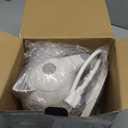 OVENTE Electric Kettle, 1.7L Fast Boiling Water Heater for Coffee or Tea, BPA Free with Water Level Gauge, Auto Shut-Off, Boil-Dry Protection, Indicator Light and Removable Filter, White KP72W