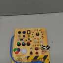 Busy Board,Montessori Toys for 1-3 Year Old Boys & Girls,Travel Educational Learning Activities for Toddlers,Sensory Toy for Kids with Autism (Busy Board v5)