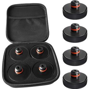 Chirano Lifting Jack Pad for Tesla Model 3/S/X/Y, 4 Pucks with Storage Case, Accessories for Tesla Vehicles 2013 to 2025 (1in/25mm)
