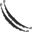 Trailer Leaf Spring 5 Leaf Double Eye 3000 lbs Cap for 6000 lbs Axle Suspension Length 25-1/4" fits for SW5 - Set 2