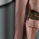 BEAGIMEG Women's Sexy Bodycon Sleeveless Backless Ruched Halter Neck Party Club Cocktail Midi Dress (Pink)