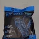 Lux Dual Grip Socks - Soccer Grip Socks for Men and Women. GripArray Performance & Comfort (Large, White (2 Packs))