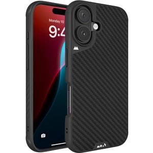 Mous for iPhone 16 Plus Case MagSafe Compatible - Limitless 6.0 - Carbon Fibre - Protective Shockproof Phone Cover