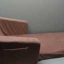 ZICOTO Comfy Kids Chair for Toddler - Stylish 2 in 1 Lounger Made of Memory Foam Easily Unfolds Into a Soft Baby Couch to Nap On - Modern Fold Out Sofa for The Little Ones (Pink)