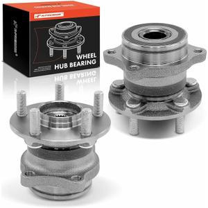 A-Premium 2 x Rear Wheel Bearing and Hub Assembly with 5-Lug Compatible with Subaru, Toyota & Scion Models - Outback 2010-2014, Forester 2009-2013, Impreza, Legacy, Crosstrek, WRX, 86, GR86, FR-S