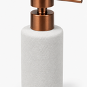 Soap Dispensers Sandstone Hand Soap Dispenser 10oz/15oz Refillable Liquid Soap Dispenser with Pump Stylish Shampoo Bottle for Bathroom